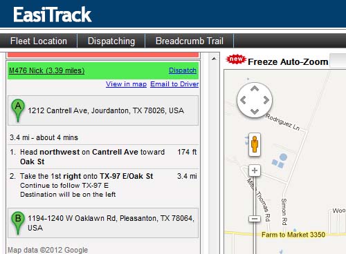 Dispatching Directions