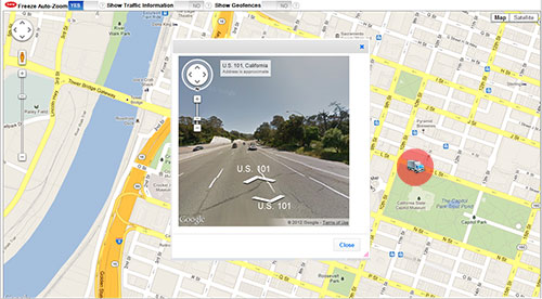 Fleet Tracking Street View