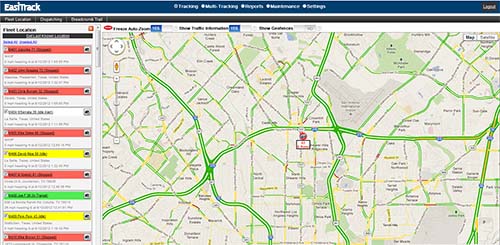Fleet Tracking Traffic